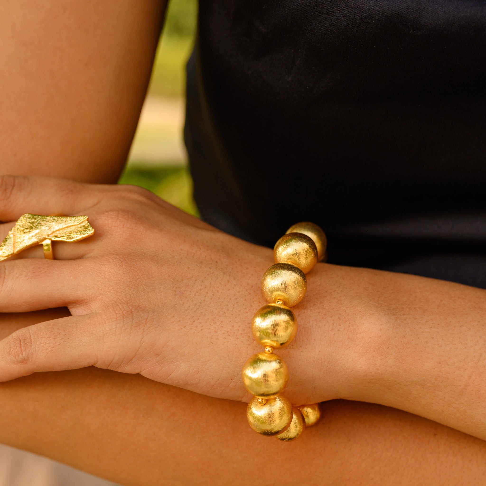 Textured Ball Bracelet