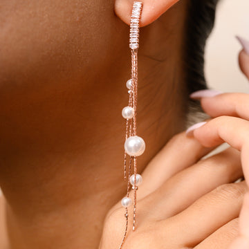 PEARL STRAND EARRINGS