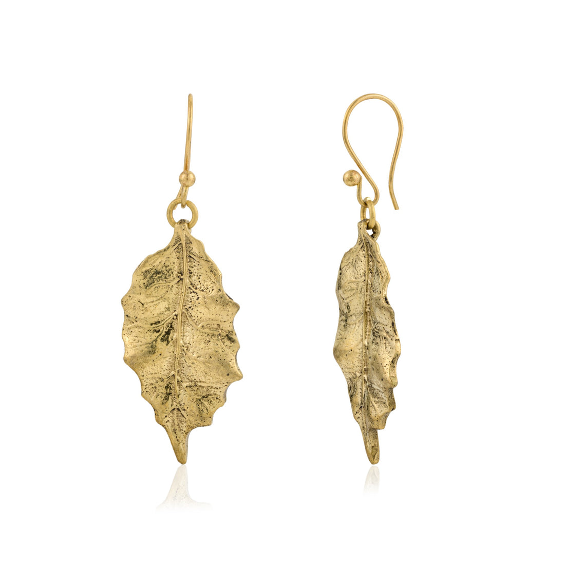 DRY LEAF EARRING